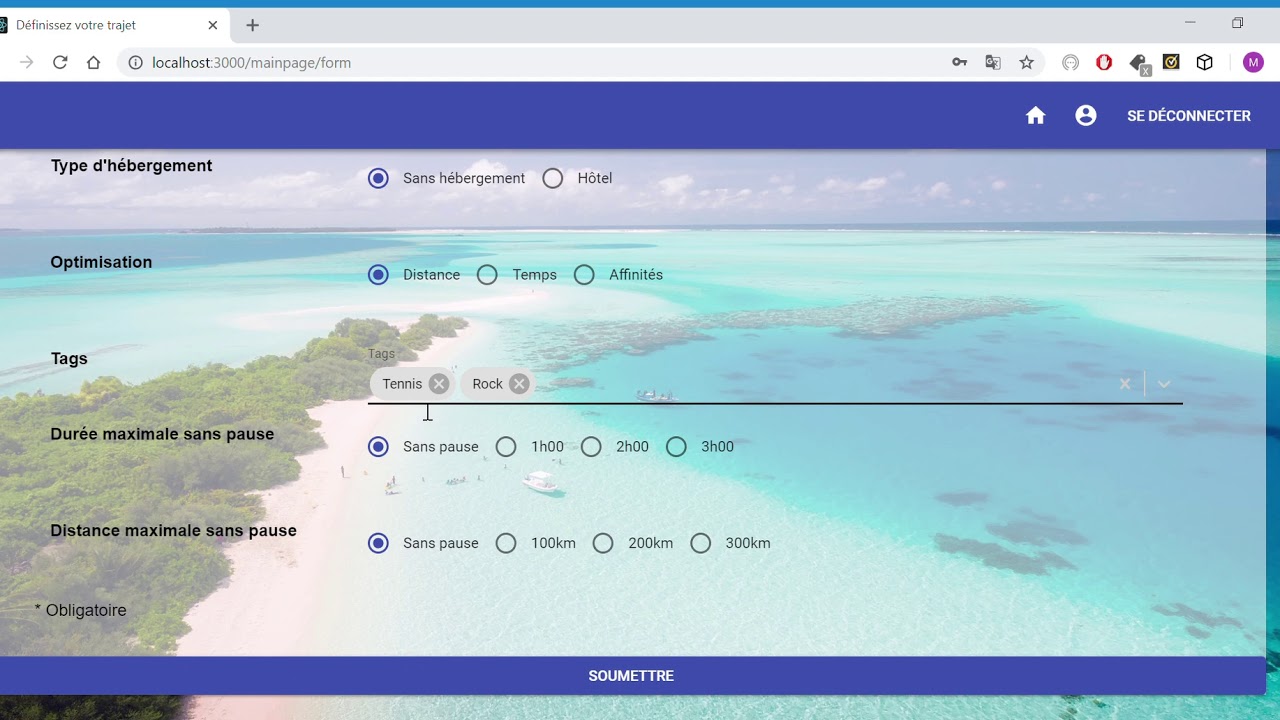 Planificateur de Voyage Intelligent