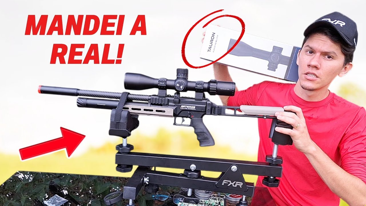 😳Isso aqui é TRAPAÇA? Tauron 6-24x50 na PCP AP900 Explorer 
