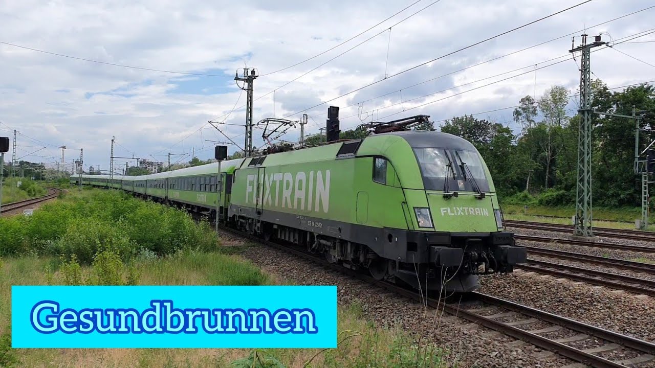 Zugverkehr in Berlin-Gesundbrunnen(Juni 2023)