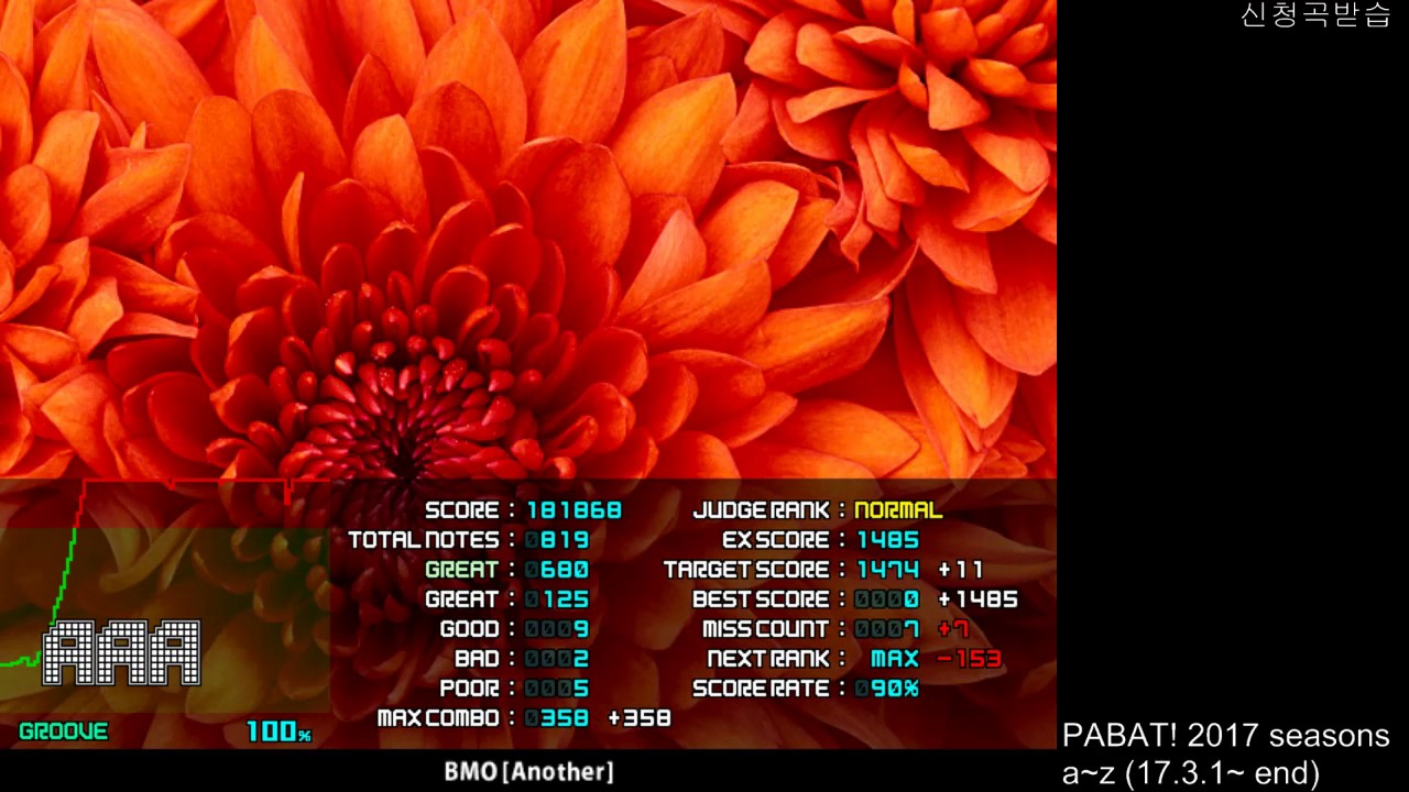 [bms] PABAT! 2017 SONGS PLAY a~z (3.1~)