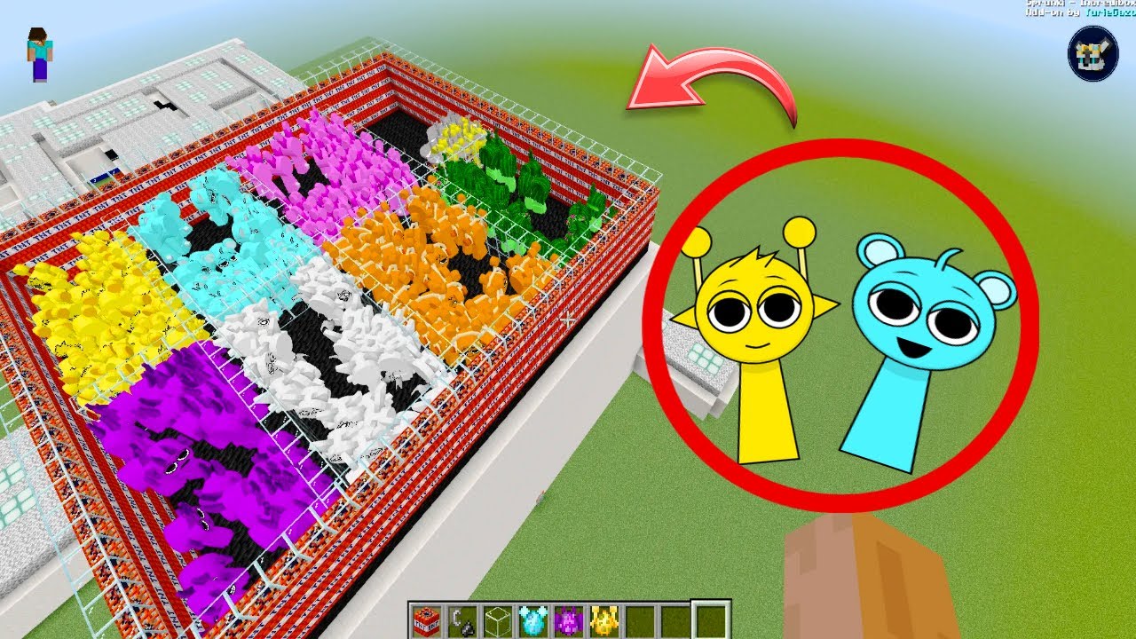 I Summon NEW Incredibox Sprunki in Minecraft PE Mod!!!