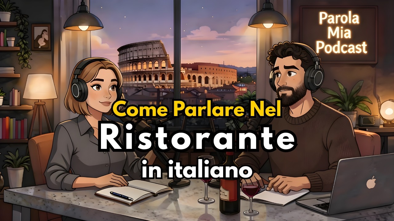 How to Speak Italian at Restaurants | Real Italian Conversation Practice #italianpodcast
