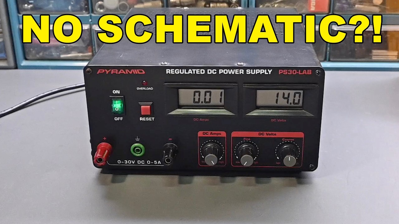 What Failed In This PS-30LAB DC Power Supply? Troubleshoot Without A Schematic