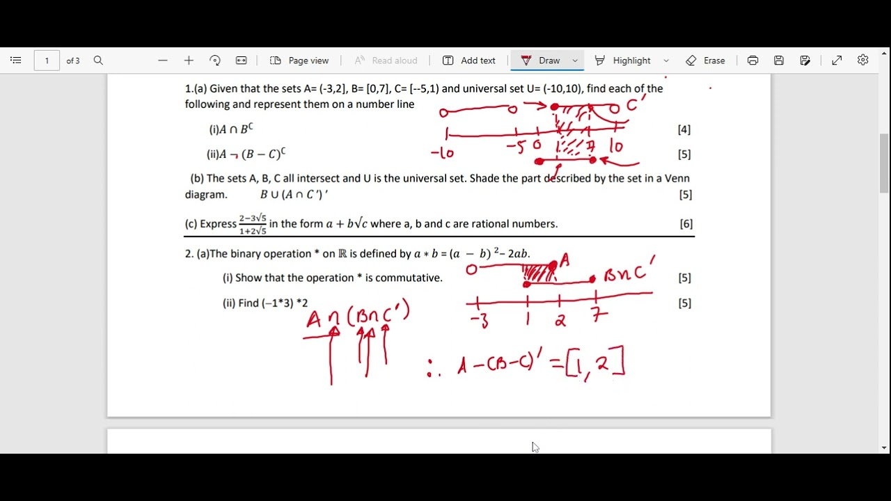 MATHS TEST 1 2023 UNZA PART 1