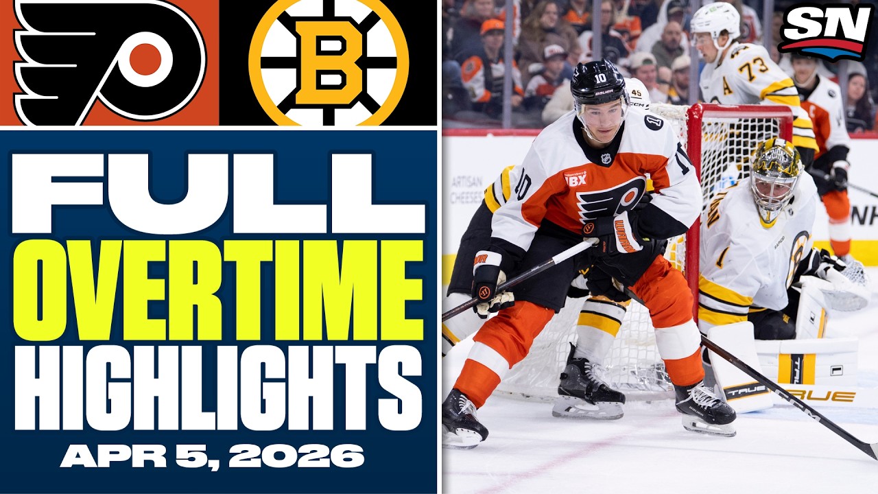 Boston Bruins kontra Philadelphia Flyers | PEŁNE podsumowanie dogrywki &ndash; 5 kwietnia 2026 r.