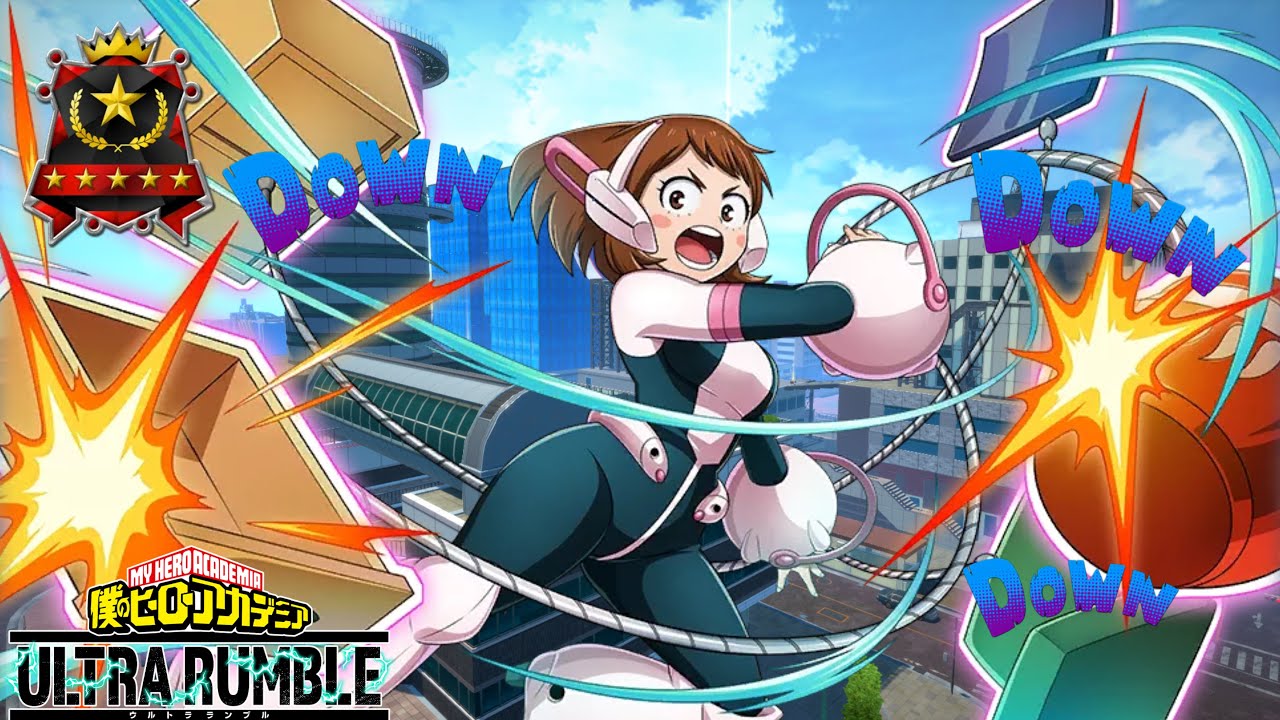 High damage ranked assault ochaco gameplay | My hero ultra rumble