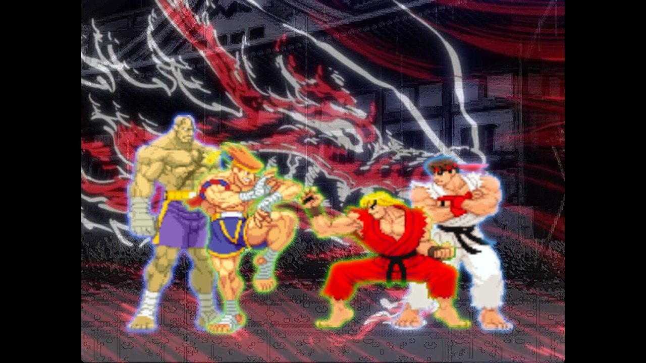 Sagat & Adon VS. Ryu & Ken
