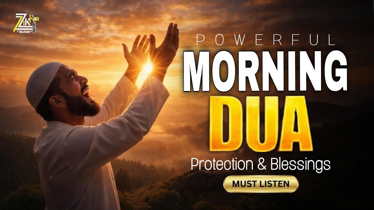 Special Morning Dua أذکار الصباح‌ For peaceful • Blessings | Start Day with Barakah & Protection ✨💖 