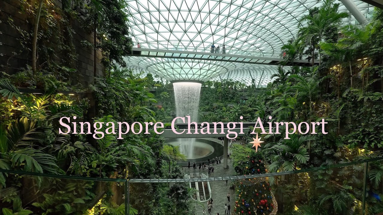 [4K] Singapore Changi Airport | Skytrain going through Jewel 新加坡樟宜机场 ｜星耀樟宜 #travel #holiday #旅游