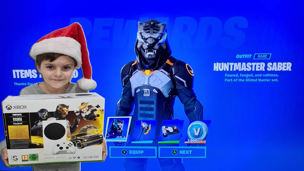 Unlocking NEW Fortnite EXCLUSIVE Xbox Skin GILDED HUNTER - FREE Skin Fortnite Bundle With XBOX Today