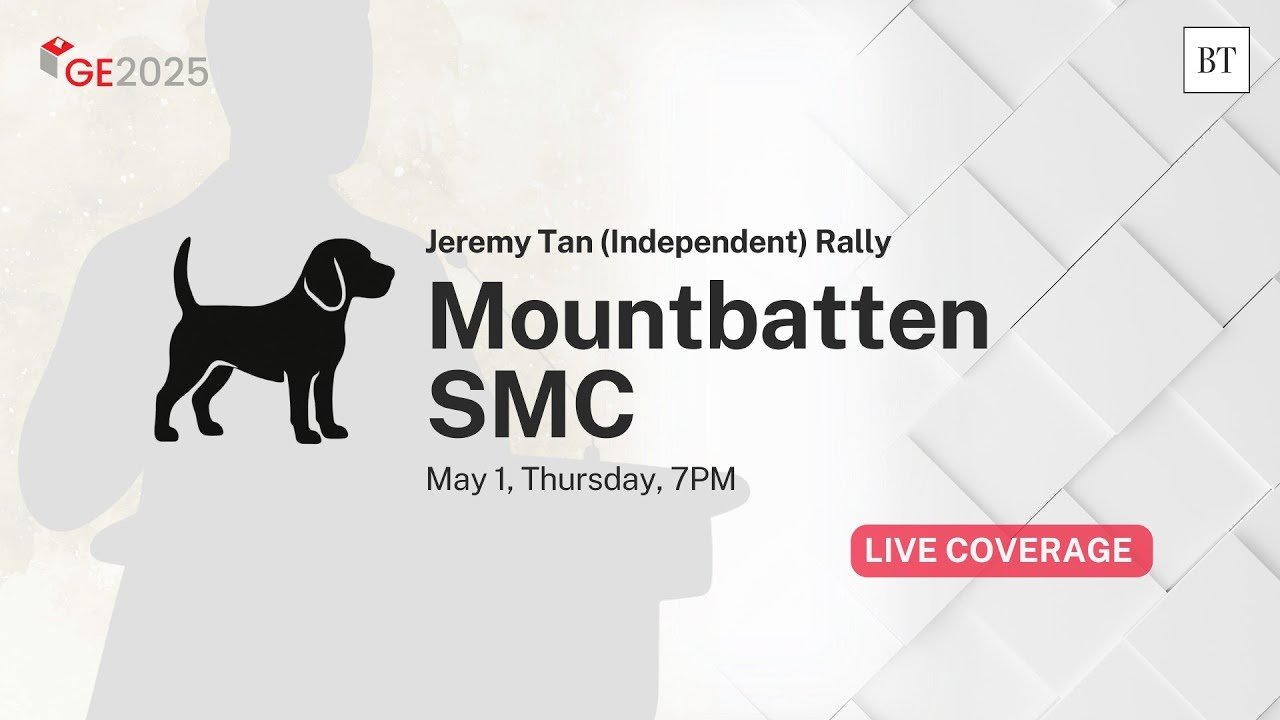 [LIVE] Jeremy Tan (Independent) Rally for Mountbatten SMC, May 1 | GE2025