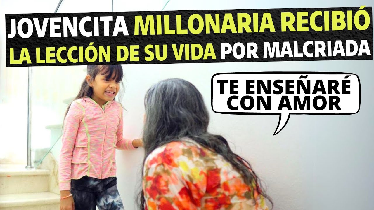 Jovencita millonaria recibió la lección de su vida por malcriada.