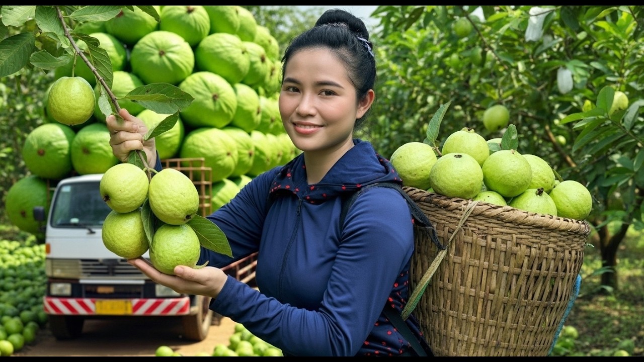155 Most Satisfying Agriculture Technology ►84|Harvest and Processing Taiwan Guava to a New Level