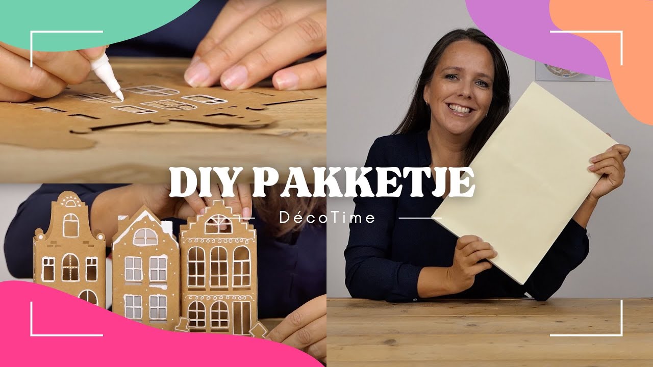 Huisjes maken van papier | DécoTime | DIY pakketje 3