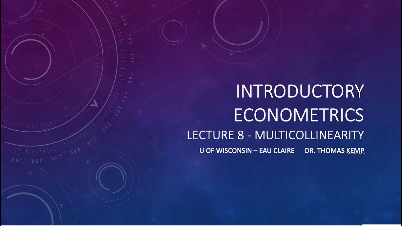 Basic Econometrics: Multicollinearity- Why does it happen and what do we do about it?