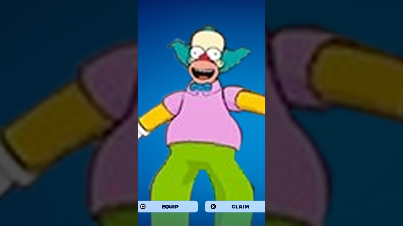 HOW TO GET THE SIMPSONS KRUSTY THE CLOWN SKIN IN FORTNITE!