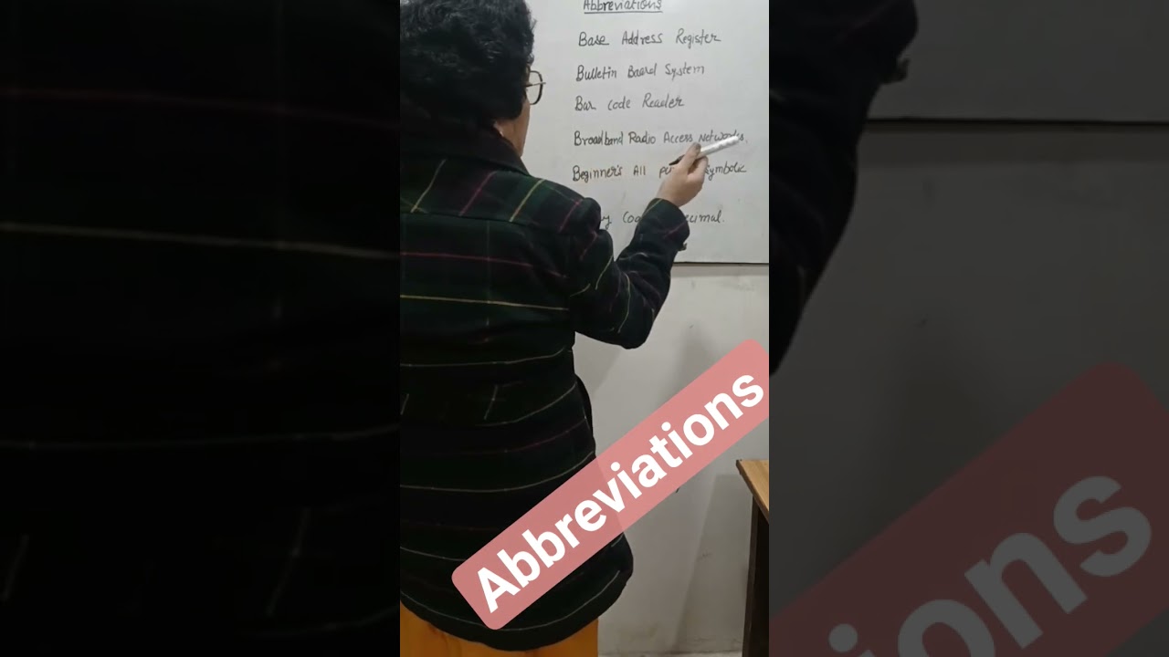 Abbreviations. #badaun #education #computer #basic #E-Gurukul