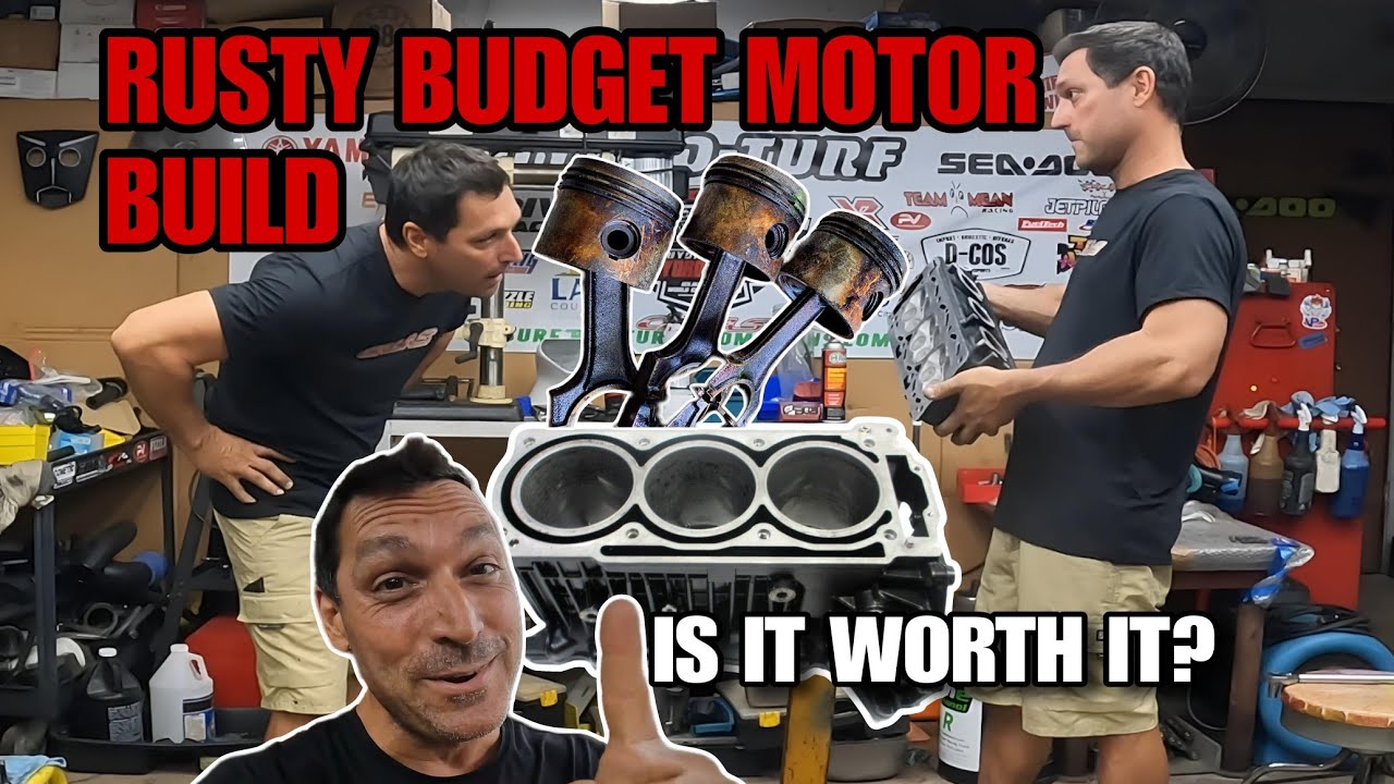 Sea-Doo Rotax 260 Motor Build but it's Full of Rust | Cheap Motor Builds Always End Up Costing More