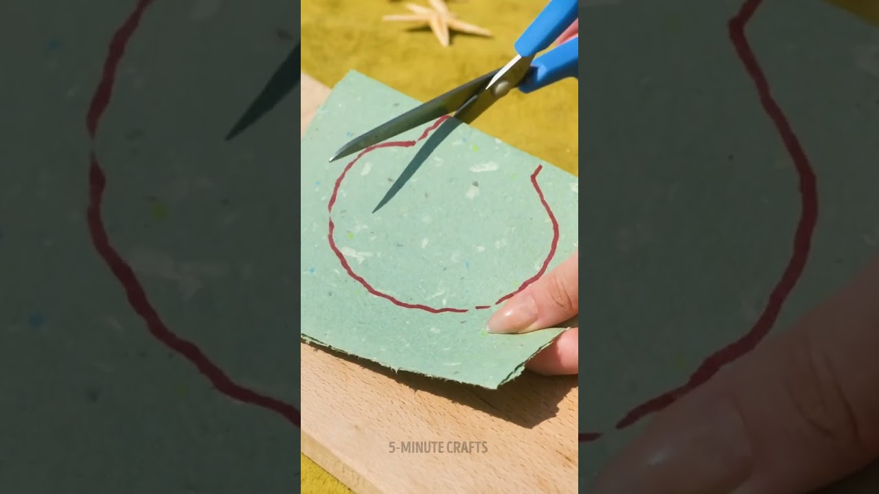 Take on school with this ocean-inspired handmade notebook! 🐚📘