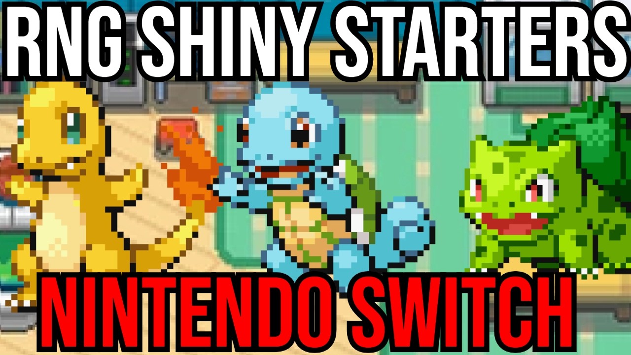 How to RNG Shiny Starter Pokemon in FireRed/LeafGreen (Nintendo Switch)
