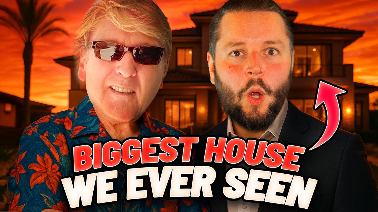 This was THE BIGGEST Mansion we SEEN!