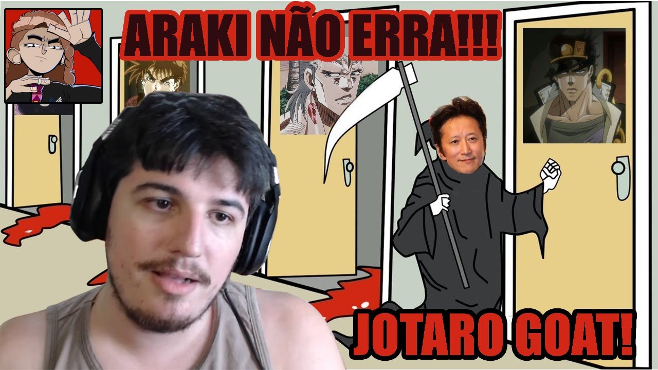 JOJOFAG DEFENDENDO O GOAT LVL MÁXIMO! - React O ARAKI ESTRAGOU O JOTARO??? - Capitão Scalercio