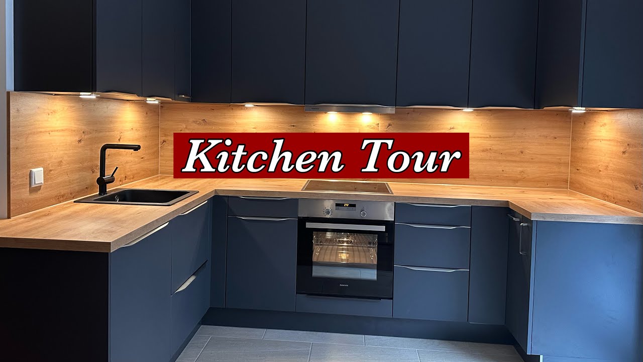 My new Kitchen tour | Empty German Kitchen tour | Kitchen design ideas | Kitchen tour Germany 2023