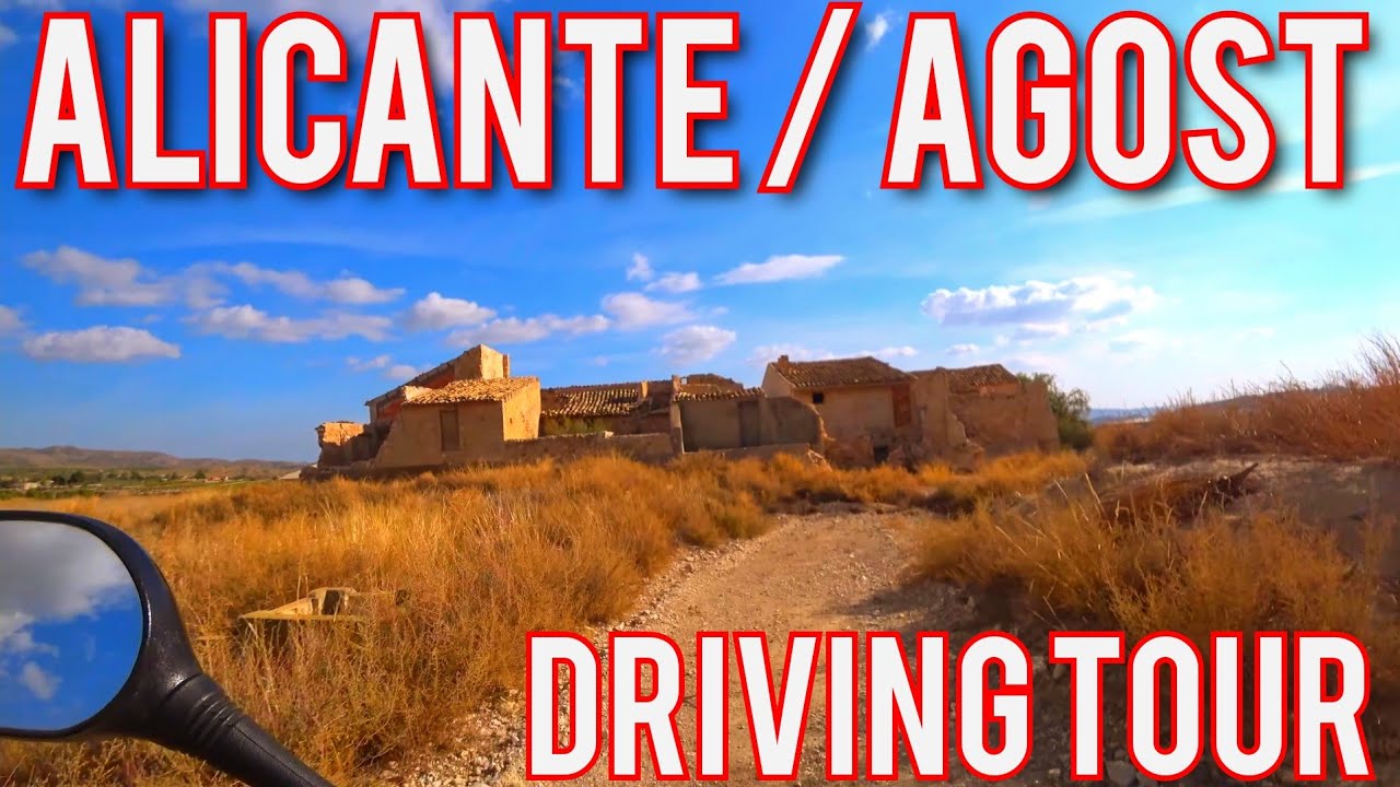 Alicante Agost Road to Old House near Maigmo Mountains ROAD TRIP SPAIN 4K Driving Tour