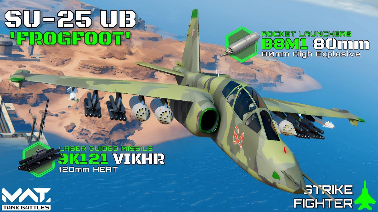 Su-25 UB T3 Gold Strike Fighter Gameplay! 12K Gold For This... Worth It? | MWT Tank Battles