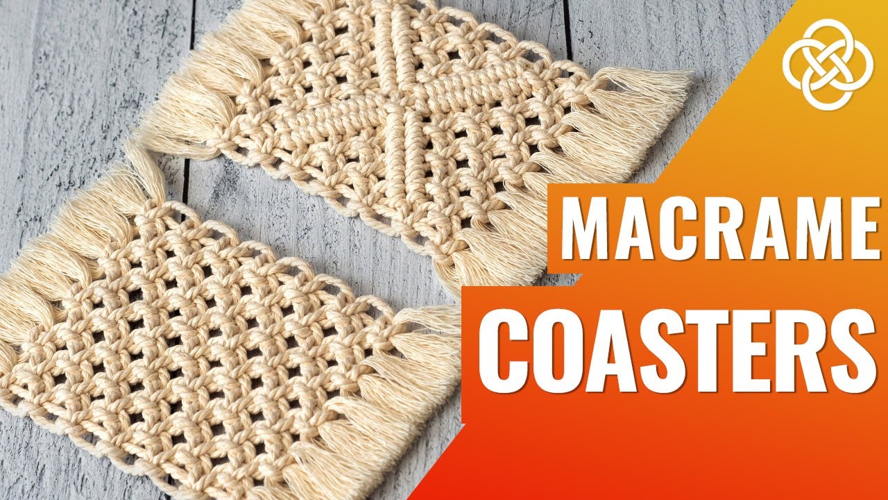 Простые салфетки в технике макраме  | macrame DIY | Урок для начинающих