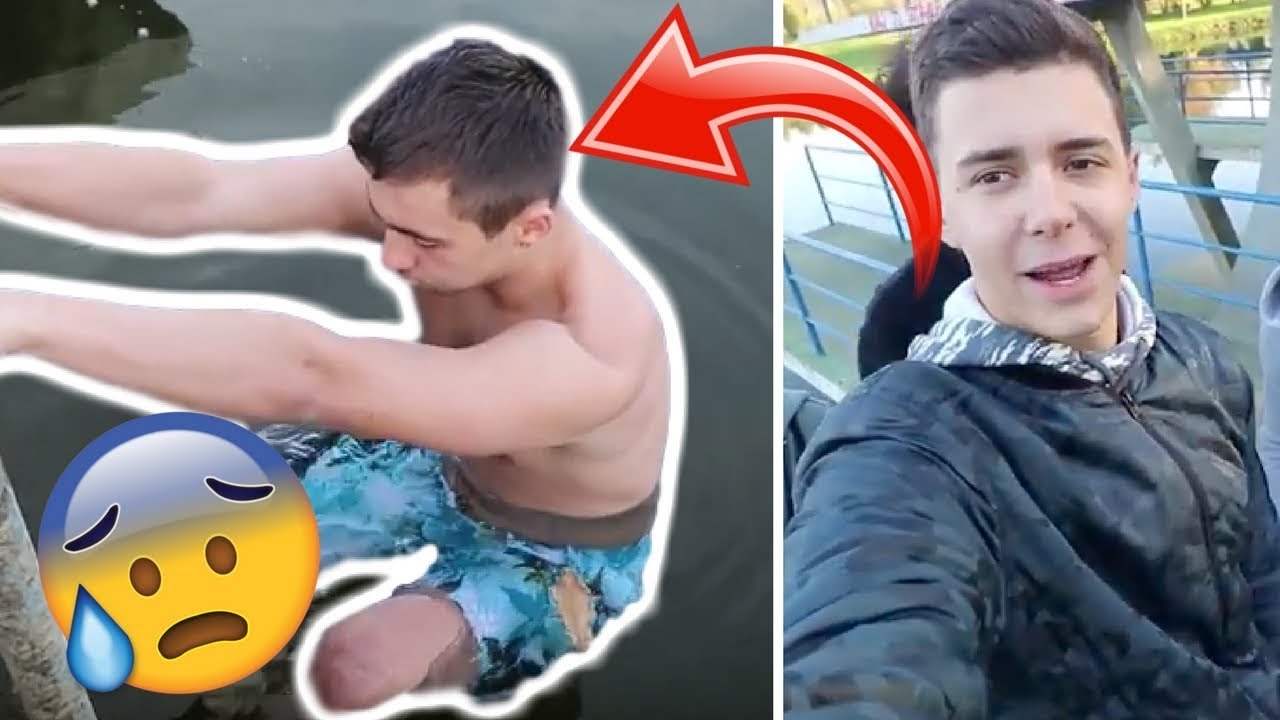 IZAZIVAM FRENDOVE DA SE KUPAJU U HLADNOJ RIJECI! | LayZ