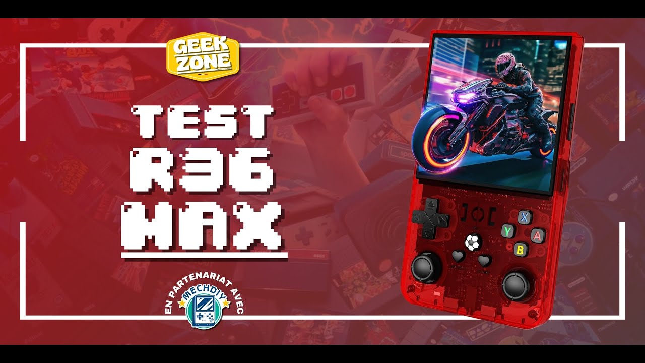 RÉTRO GAMING : R36 MAX La console libre de droit qu'on voit partout !