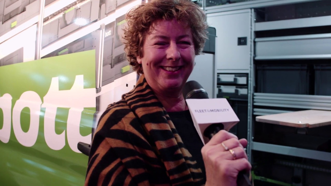 Nieuwe bedrijfswageninrichting vario3 van bott op Future Fleet & Mobility Experience