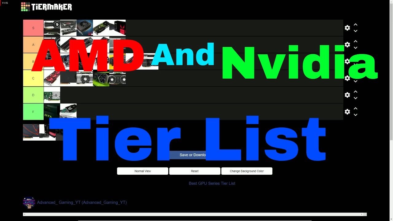 GPU Series Tier List