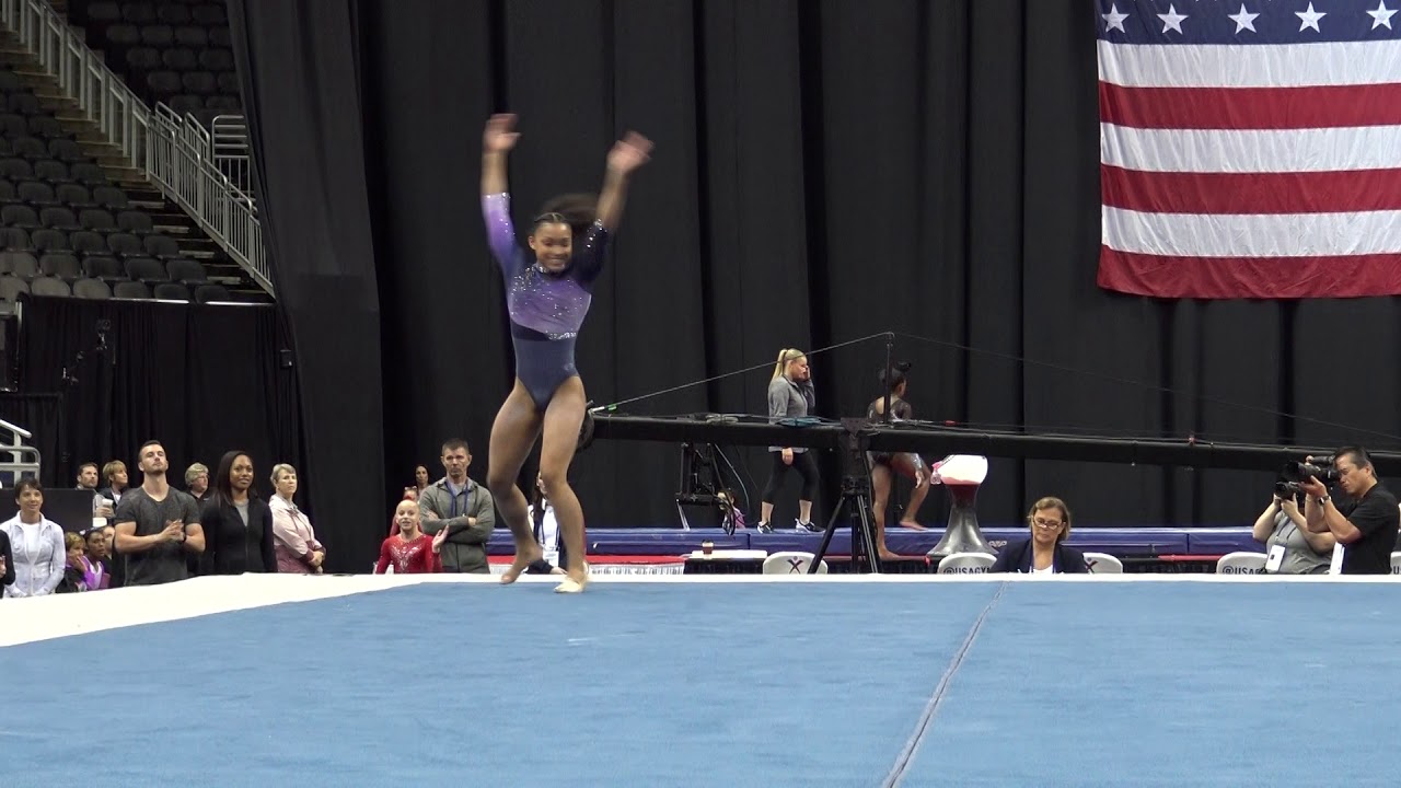 Sydney Barros &ndash; Floor Exercise &ndash; 2019 U.S. Gymnastics Championships &ndash; Junior Women Day 2