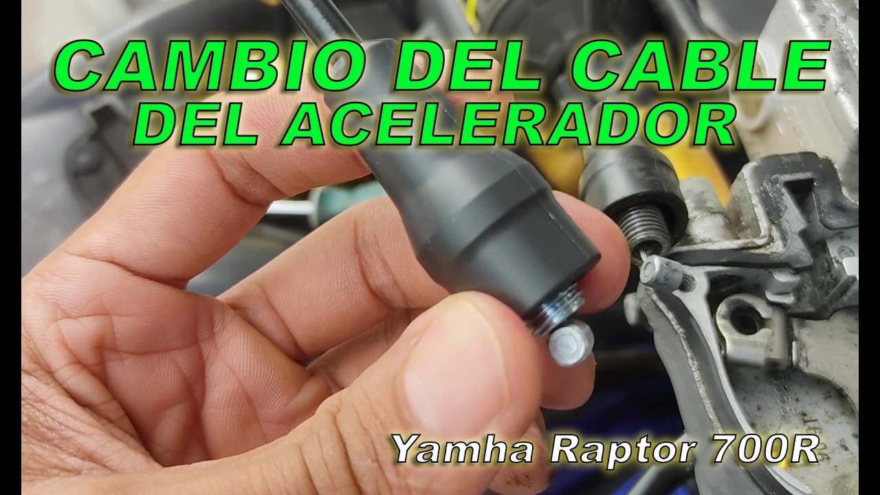 Cambio del cable del acelerador en un Yamaha Raptor 700R
