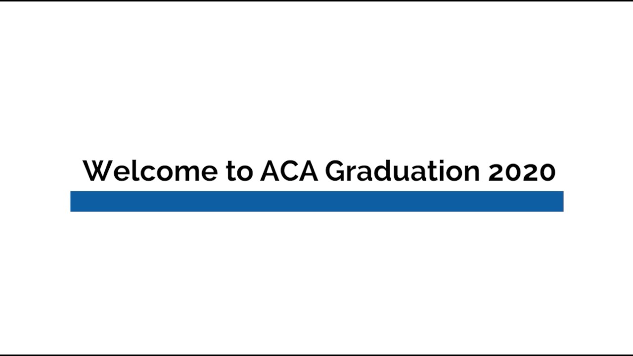 ACA Girls Graduation 2020