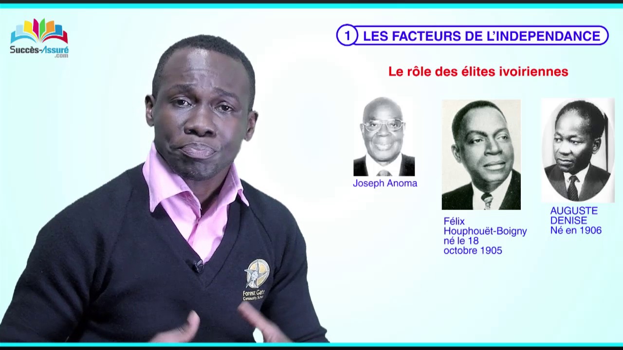 L' accession à l'indépendance de la Côte d'Ivoire 1/4