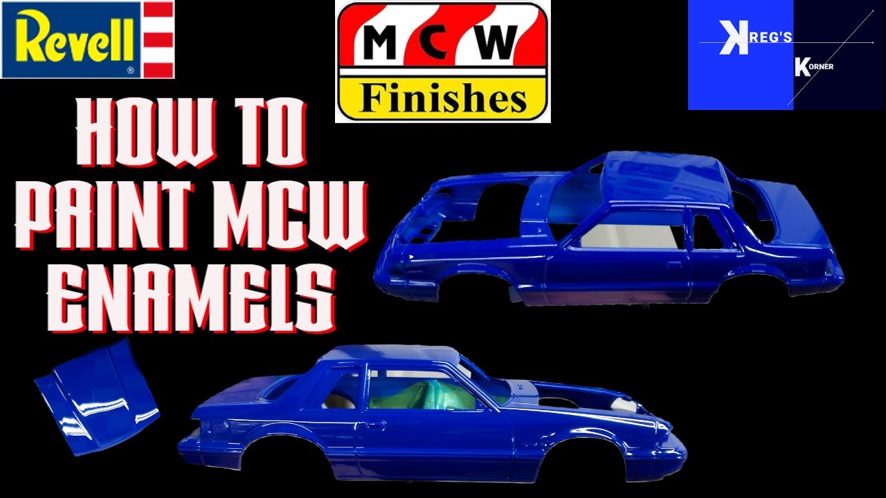 HOW I SPRAY MCW ENAMEL PAINTS..