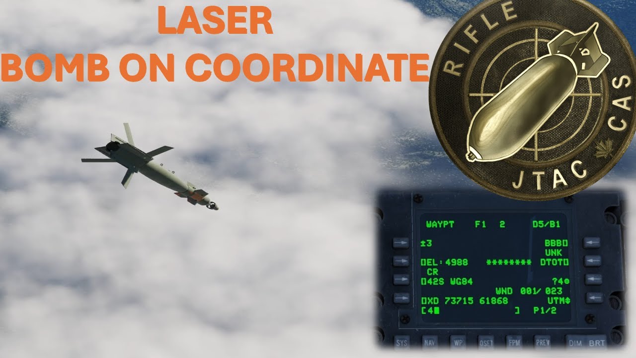 GBU12 LASER BASKET BOMB ON COORDINATE | DCS | JTAC |
