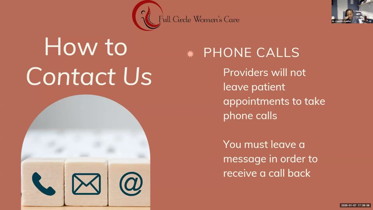 January 7, 2026 Practice and Pregnancy Orientation Webinar
