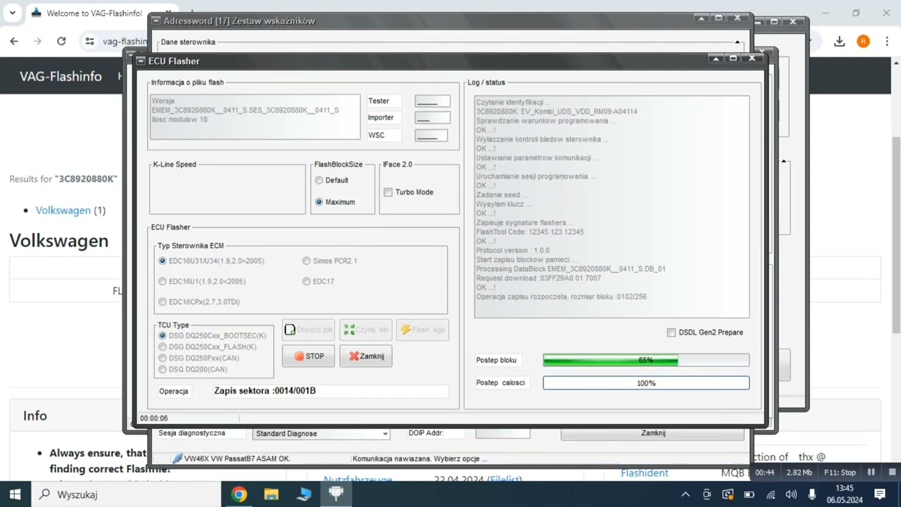Vag Can Pro Passat CC meter software update
