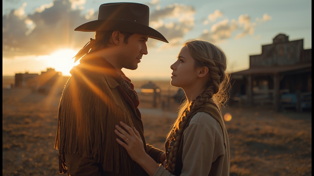 Giant Cowboy Buys Abandoned Bride With Sack On Her Head... Then Freezes At The Sight Of Her Eyes