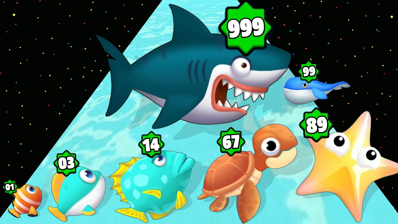 Fish Evolution Run 3D - Level Up Fish Max Level Gameplay (Fish Evolution)
