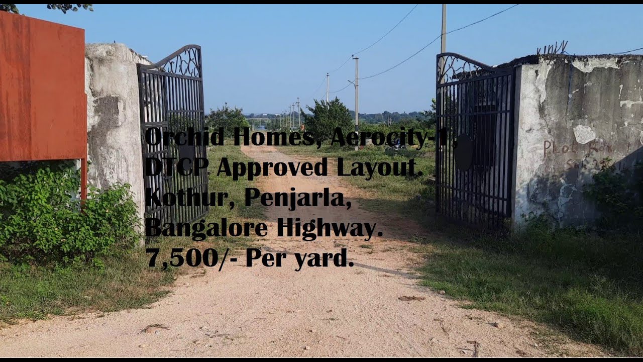 Kothur | Penjarla| Orchid Homes | Aerocity-1 | DTCP Approved Layout | Re-Sale Plot