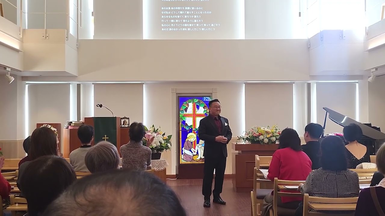 일본 가와사키교회에서 지역주민을 위한 행복음악회 / 가고파 / 테너 박영택 /콘솔라토르싱어즈 