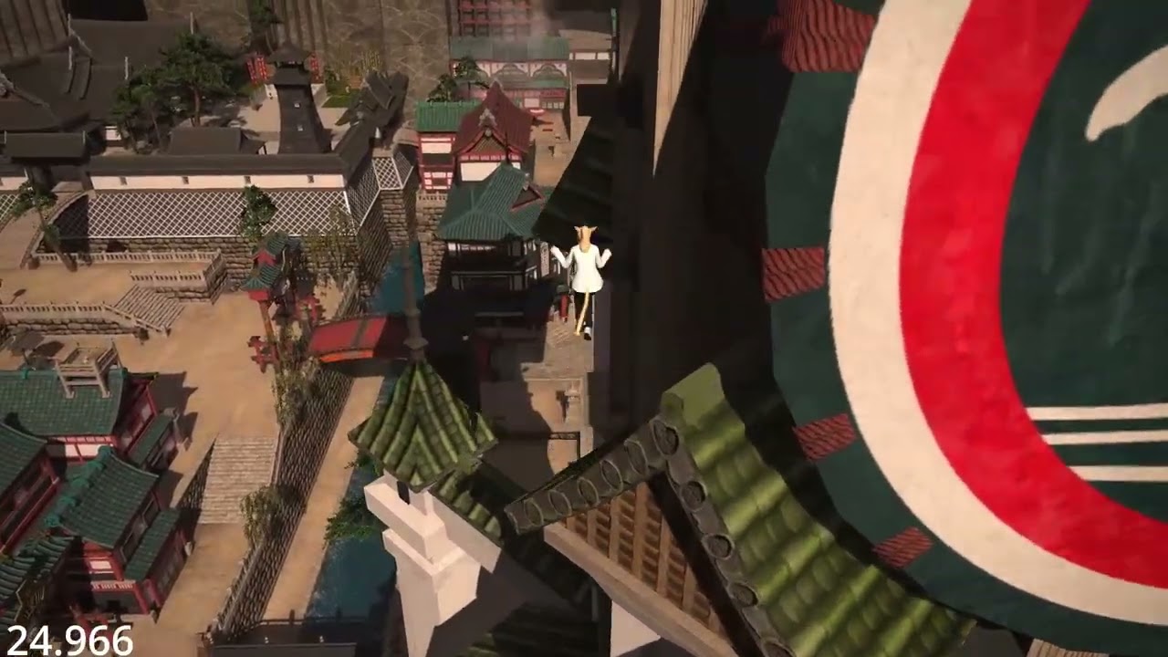 FFXIV | Kugane Tower Speedrun in 43.950s (No abilities)