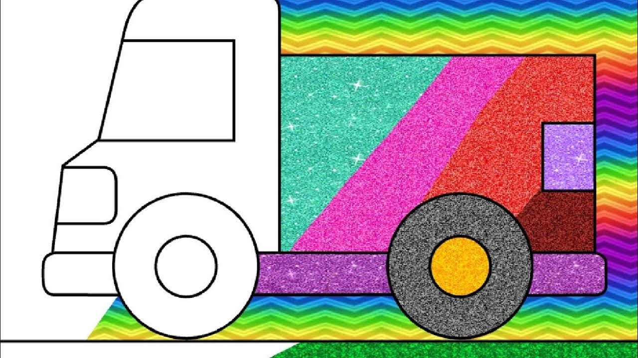 Coloring a Bus for kids🌈 | #mscraft