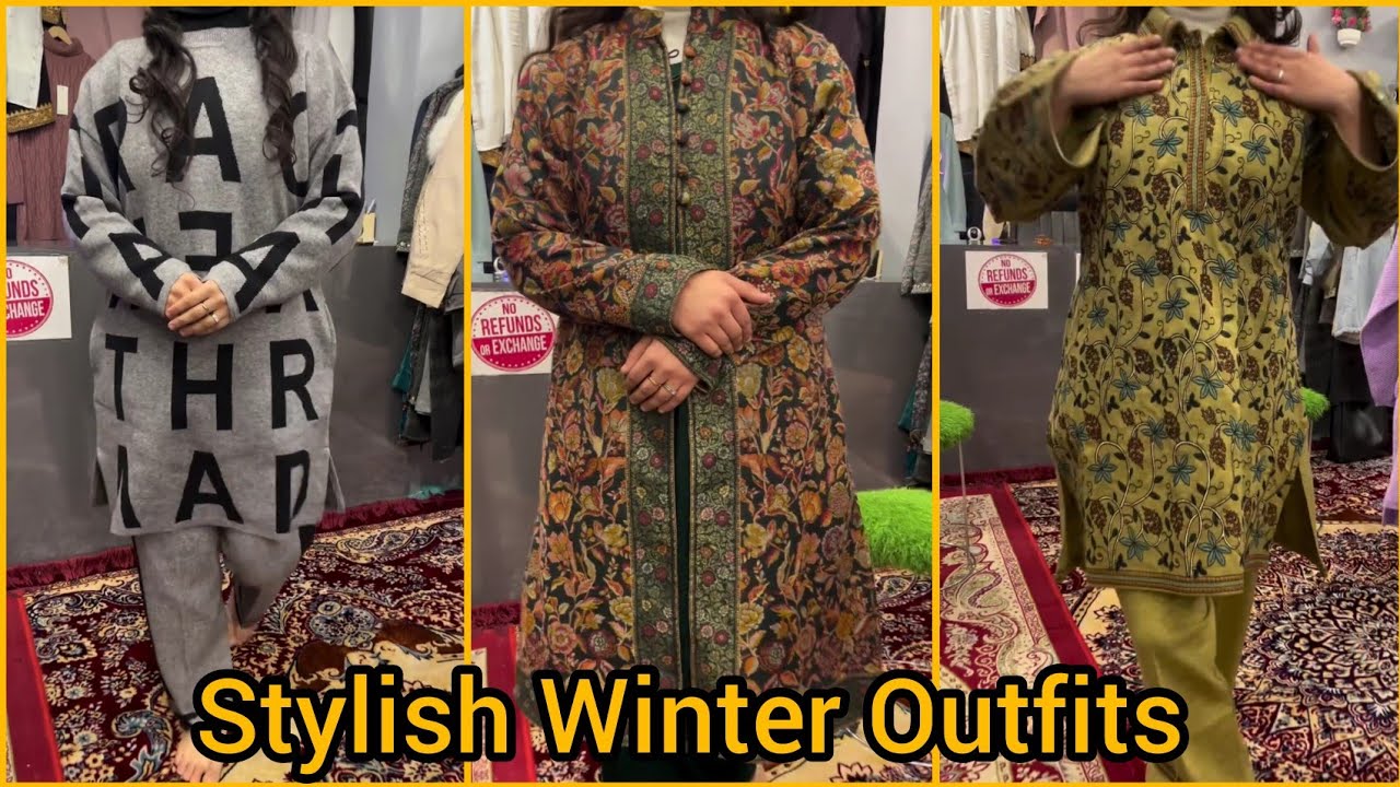 Kashmiri Stylish Winter Collection 🍁 || Kani Coat 😍 || Winter Long Coat 💫