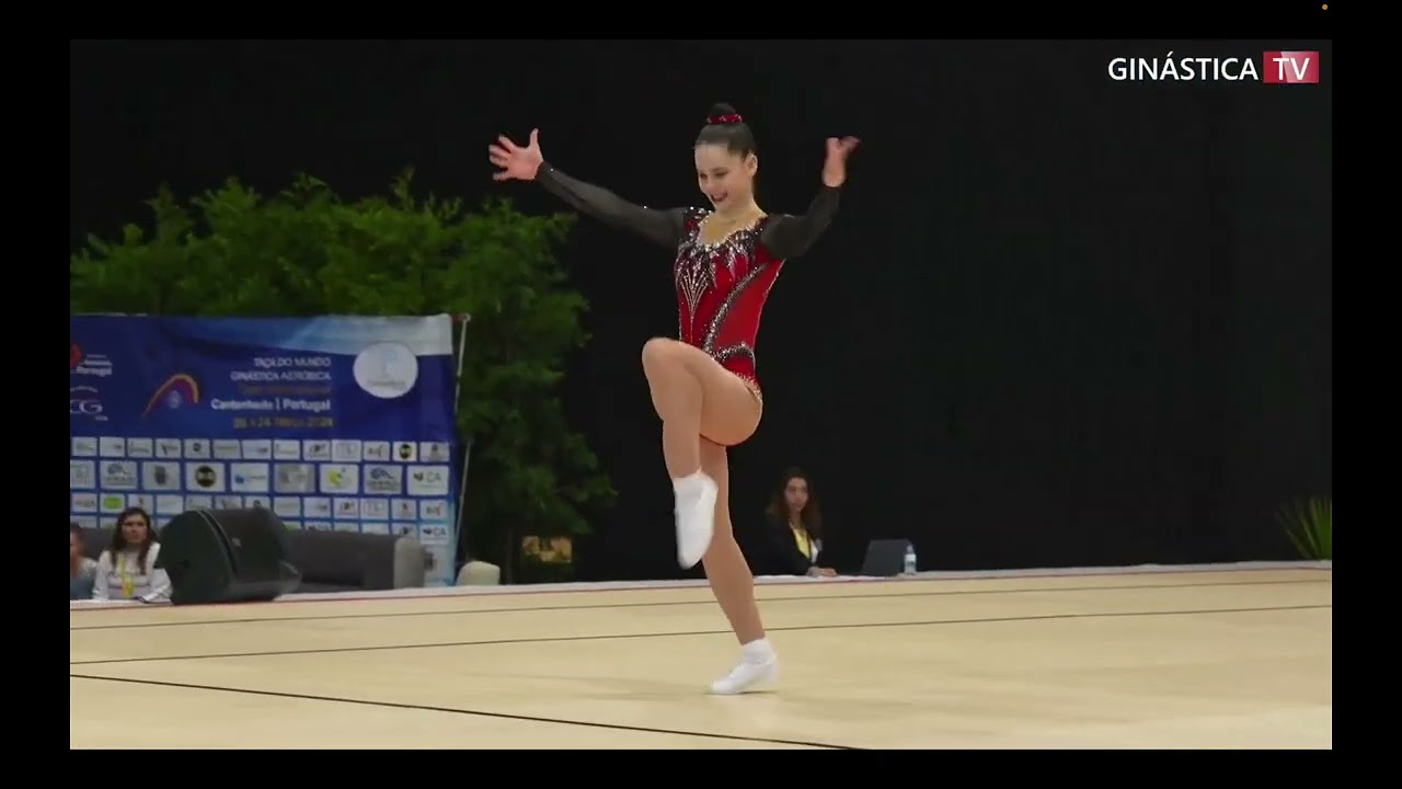LUKOSIUTE Laineta (LTU) - JUNIOR IW qualifications  Aerobic gymnastic Fig open 2024, CANTANHEDE